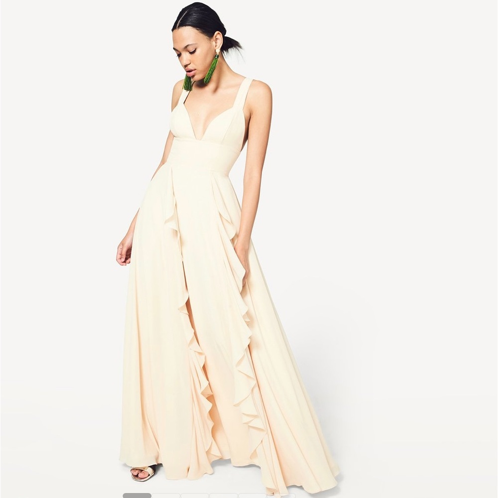 Fame and Partners The Valley Gown in Pale Pink